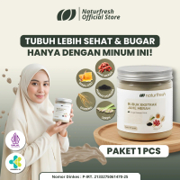Naturfresh Minuman Bubuk Ekstrak Jahe Merah Sereh Jintan Hitam Madu 400Gr Segar Alami Siap Kirim Fre