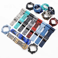 Watch Accessories For Casio G-SHOCK Camouflage Resin GA-110 100 120 GD-100 Strap Watch Case Men's And Women's Sports Strap