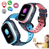 4G Unlocked Kids Smart Watch Baby Wearable Band Touch Screen HD Screen SOS Voice Chat for Boy Girl Baby Children Gifts Presents