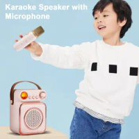 Bluetooth-compatible Karaoke Speaker Portable Karaoke Speaker Portable Mini Karaoke Speaker with Bluetooth 5.3 for Home