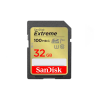 【SanDisk 晟碟】Extreme SDHC UHS-1 V30 32GB記憶卡(台灣代理商貨)