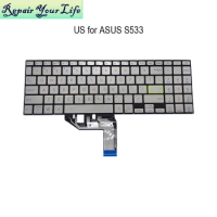 New US English Keyboard backlight for ASUS VivoBook S15 S533 S533EQ UA S533IA S533JQ laptop backlit keyboards pc parts 210FUS00