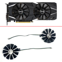 NEW Cooling Fans 87MM 4PIN T129215SH FDC10U12S9-C RTX2060 2070 2080 GPU FAN For ASUS GeForce RTX2080 RTX2060 GAMING Card Fan