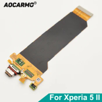 Aocarmo Type-C USB Charger Charging Port Dock Connector Flex Cable For Sony Xperia 5 II/ X5ii SO-52A SOG02