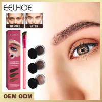 Eyebrow Cream With Brush Long Lasting Eye Brow Enhancers Cream Waterproof Eyebrow Pomade Gel Eyebrows Enhancers Eye Brow Makeup