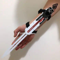 Real Shot Hidden PVC Sleeve Sword Cosplay Action Figure Hidden Blade Weapon Set Sleeve Sword Can Pop Up Kids Adult Toys