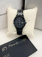 JAM WANITA ALEXANDRE CHRISTIE ORIGINAL AC 8348 AC8348 AC 8348 ACF 8348 FULL BLACK STAINLESS STELL JA
