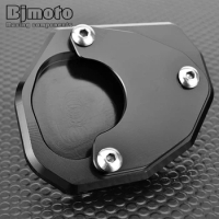 Trident660 Motorcycle Kickstand Side Stand Extension Enlarger Pad For Triumph Trident 660 Trident660 2021 2022 2023