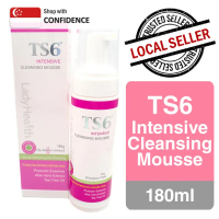 TS6 Intensive Cleansing Mousse (EXP 2028) Intimate Feminine Wash with Probiotic Essense| Ladyhealth