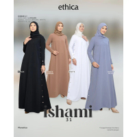 GAMIS ETHICA POLOS ABAYA ISHAMI 31 GAMIS ETHICA TERBARU 2026