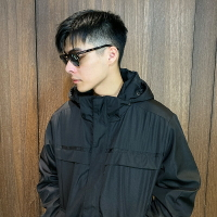 美國百分百【全新真品】Calvin Klein CK 男 保暖 厚款 外套 夾克 連帽 素面 黑色 M號 B914