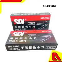 SDI PENCIL KNIFE / SILET TANGKAI SDI / SILET LIPAT BESI