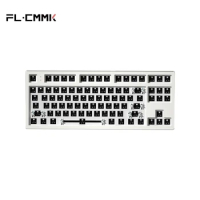 FL·ESPORTS Mk870 Single-Three-Mode Mechanical Keyboard Kit 87-Key Hot-Swappable Full-Key RGB Custom Keyboard Compatible 3/5-Pin