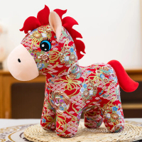 2026 New Chinese Style Pony Toy, Horse Year Cloth, Horse Gift, Horse Mascot
