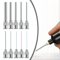 Kim bơm keo công nghiệp bằng thép không gỉ 25 mm, kích thước 1 inch (8G–30G)