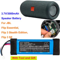 Bateria Cameron Sino Speaker para JBL Flip Essential, Edição Stealth, Flip 3 SE, 3000mAh