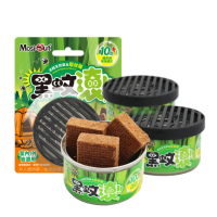【Mosi-Out 黑蚊滾】天然木纖驅蚊罐4入組(送 法柏花漾香氛片x3片 香味隨機)