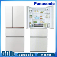 【Panasonic 國際牌】500公升一級能效無邊框鋼板系列四門變頻冰箱(NR-D505XV-W)