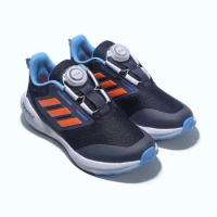 【ADIDAS】 EQ21 RUN BOA 2.0 K 中大童休閒鞋-藍-GZ4520