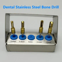 4 Pcs/Set Stainless Steel Bone Drill Dental Implant Bone Collector Dental Self-grinding Bone Meal Drill Dentistry Tool
