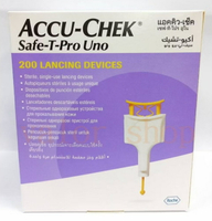 羅氏Accu-Chek 穩讚醫療級全拋式採血器/採血針(Safe-T-Pro-Uno)(滅菌)(200支/盒)