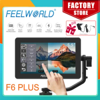 FEELWORLD 4K Monitor F6 PLUS 5.5 Inch on Camera DSLR 3D LUT Touch Screen IPS FHD 1920x1080 Video 4K-HDMI Field Monitor dslr