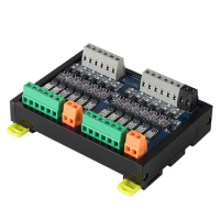 12 Channel 3A Self-recovery PLC Expansion Board Short Circuit Protection DC Module PLC Board Protection MOS Tube