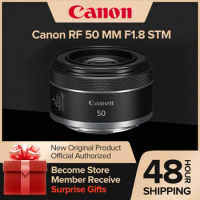 Canon RF 50 MM F1.8 STM Lens Full Frame Mirrorless Camera Lens Wide-Angle Autofocus Prime Lens For R RP R5 R6 Lens 50 1.8