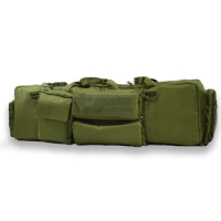 Tactical M249 Gun Bag Airsoft Military Hunting Shooting Rifle Backpack Outdoor Gun Carrying Case with Shoulder Strap