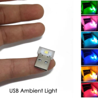 USB Ambient Light LED Night Light No Modification Car Atmosphere Light Decoration Car Indoor Household
