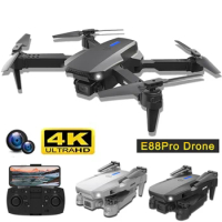 E88 Professional Drone with Camera RC Drone Flash 4K Professinal HD Camera Foldable Dron Helicopter WIFI Aerial Photography Toys