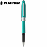 日本 PLATINUM 白金 PLAISIR TEAL GREEN 翠綠色 鋼筆【領券滿額再折千5/31止】