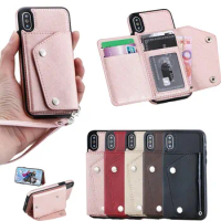 Lanyard Leather Case 5 Card Slots Card Holder Wallet Phone Cover Fit for Samsung Galaxy S21 Plus S20 fe S20 Ultra Note 20 Ultra