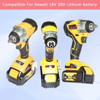 Cordless Trechargeable Brushless Impact Wrench Screwdriver Electric Power Tool Compatible For Dewalt 18V 20V Lithium Battery Hot
