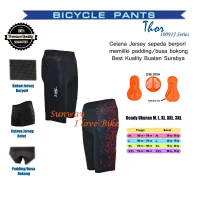 Celana Sepeda Thor Jersey Ada Busa Bokong Ukuran M, L, XL, XXL