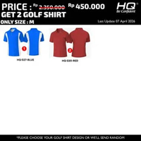 Big Sale Golf Shirt HQ Original M ONLY 1PCS