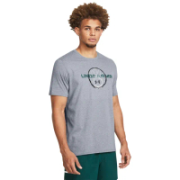 【UNDER ARMOUR】UA 男 籃球短袖T-Shirt_1382849-035(灰色)