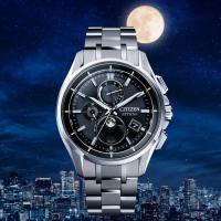 【CITIZEN 星辰】韋禮安 月相 超級鈦 光動能電波萬年曆手錶(BY1001-66E)