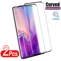 2Pcs Curved Tempered Glass Screen Protector For Samsung Galaxy S22 S20 S23 S24 Plus Ultra S21 FE Note 9 10 20 Plus S10 S9 Glass