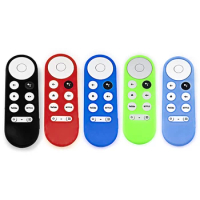 Shockproof Washable Protection Sleeve Soft Silicone Non-slip Shockproof Remote Cover Shell for Google Chromecast 2020