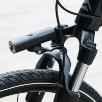 Bicycle Front Light Holder Aluminum Alloy Headlight Bracket Adjustable Bike Fork Mount Camera Stand for GOPRO Fits for Brompton