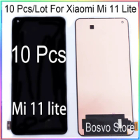 Wholesale 10 Pieces/Lot For Xiaomi Mi 11 Lite LCD screen display with touch assembly for mi 11 lite 5G Ne