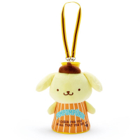 小禮堂 布丁狗 絨毛玩偶娃娃造型掛繩傳聲筒《黃橘》隨身擴音器.東京奧運系列