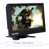 7-inch portable HD LCD VGA computer monitor screen mini expansion car monitor