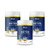 3 Pack - Bella All Natural - Colon Cleanse Piña Flavor - 400grams
