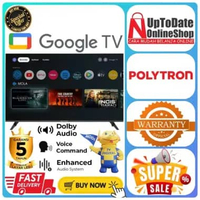 TV POLYTRON PLD43RG9059 PLD43UG5959 43UG GOOGLE SMART TV FHD LED POLYTRON 4K UHD SMART GOOGLE TV POL