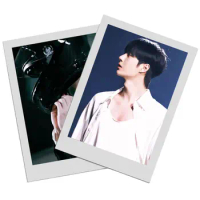 New Chinese Actor Dancer Wang Yibo Mini Card With Photo Album Wallet Lomo Card