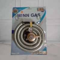 SELANG GAS WIN GAS REGULATOR+METER GOLD(komplit)