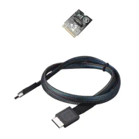 Oculink SFF-8612 to M.2 to SFF-8611 Host Adapter for GPD G1 External Graphics Dropship