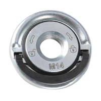 Quick Release Flange Nut Plate For M14 Angle Grinder Self-Locking Grinder Threaded Angle Grinding Plate Power Chuck Tool Part